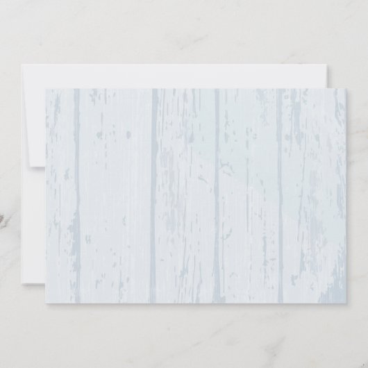 Rustic Mason Jar & Gerber Daisies Wedding Kaart (Achterkant)