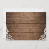 Rustic Mason Jar Lichten sparen de Foto van de Dat Save The Date (Achterkant)