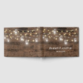 Rustic Mason Jar Lights Modern Gastenboek (Volledig)
