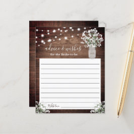 Rustic Mason Jar Lights Monogram Weddenschap