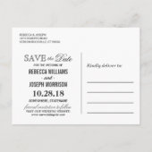 Rustic Mason Jar Lights Wedding Save the Date Aankondigingskaart (Achterkant)