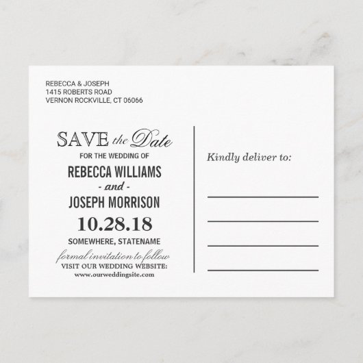 Rustic Mason Jar Lights Wedding Save the Date Aankondigingskaart (Achterkant)