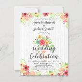 Rustic Mason Jar Magnetische Huwelijksuitnodiging Uitnodiging (Voorkant)