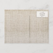 Rustic Mason Jar met je foto Sla de datum op Aankondigingskaart (Achterkant)