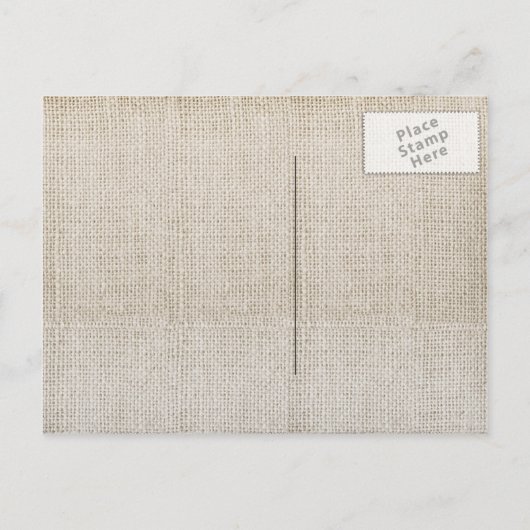 Rustic Mason Jar met je foto Sla de datum op Aankondigingskaart (Achterkant)