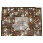 Rustic Mason Jar String Lights Romantic Groot Cadeauzakje (Achterkant)