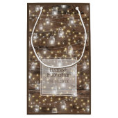 Rustic Mason Jar String Lights Romantic Klein Cadeauzakje (Achterkant)