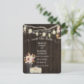 Rustic Mason Jar String Lights Waterverf Flowers (Staand voorkant)