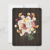 Rustic Mason Jar String Lights Waterverf Flowers (Achterkant)