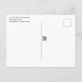 Rustic Mason Jar Sunflower Couples Shower Briefkaart (Achterkant)