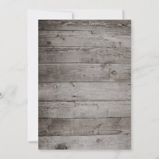 Rustic Mason Jar Sunflower Wedding Invite Kaart (Achterkant)