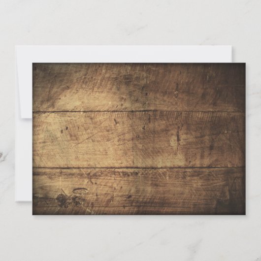 Rustic Mason Jar Sunflower Wedding Invitting Kaart (Achterkant)