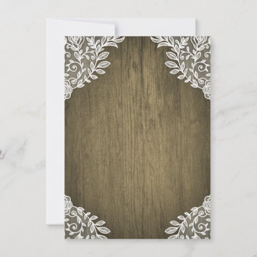 Rustic Mason Jar Sunflower Wedding Invitting Kaart (Achterkant)