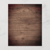 Rustic Mason Jar Vase Lights Weddenschap (Achterkant)