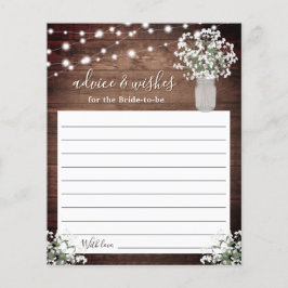 Rustic Mason Jar Vase Lights Weddenschap