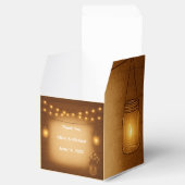 Rustic Mason Jar Wedding Favoriet Box Bedankdoosjes (Geopend)