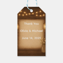 Rustic Mason Jar Wedding Favoriete Labels Cadeaulabel