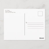 Rustic Mason Jar Wedding Save the Date Briefkaart (Achterkant)