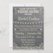 Rustic Mason Jar Wedding Shower Kaart (Voorkant)