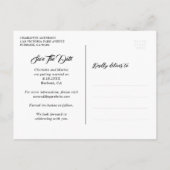 Rustic Mason Jar Wood Wedding Save The Date Aankondigingskaart (Achterkant)