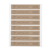 Rustic Mason Jars Heart Save The Date Wedding (Vel)