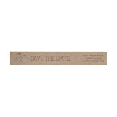 Rustic Mason Jars Heart Save The Date Wedding (Individueel)