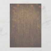 Rustic Mason Jars Lights Lace Wedding Informatie Informatiekaartje (Achterkant)