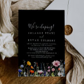 Rustic Meadow Botanical Elopement Reception Kaart