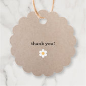 Rustic Meant to be Wedding Bedankt Bedankjes Labels (Achterkant)