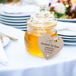 Rustic Meant To Bee Trouw Dank Je Bedankjes Labels