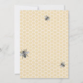 Rustic Meant to Bee Vrijgezellenfeest Kaart (Achterkant)