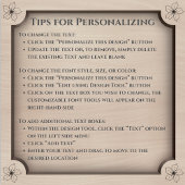 Rustic Meat Cooking Temperature Guide Ceramic Tile Tegeltje