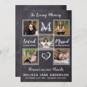 Rustic Memorial 5 Foto's Order of Service Funeral Programmakaart (Voorkant / Achterkant)