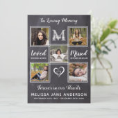 Rustic Memorial 5 Foto's Order of Service Funeral Programmakaart (Staand voorkant)