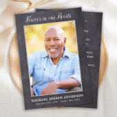 Rustic Memorial Fotosympathie Kaart begrafenis