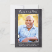 Rustic Memorial Fotosympathie Kaart begrafenis (Voorkant)