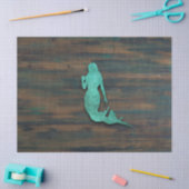 Rustic Mermaid (Blauwgroen) Tissuepapier (Craft)