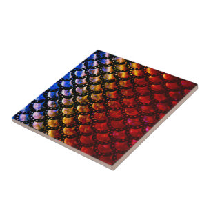 Rustic Mermaid Scales Tegeltje