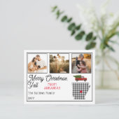 Rustic Merry kerst van Arkansas Foto Holiday Feestdagenkaart (Staand voorkant)