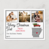 Rustic Merry kerst van Arkansas Foto Holiday Feestdagenkaart (Voorkant)