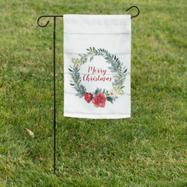 Rustic Merry kerst Wreath Tuinvlag