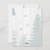 Rustic Merry kerstboom  Red Truck Boerderij Feestdagenkaart (Achterkant)