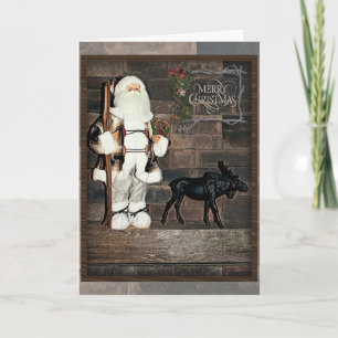 Rustic Merry Kerstmis Kaart