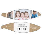 Rustic Merry kerstpapa 3 Foto Collage Basketbal (Panelen)