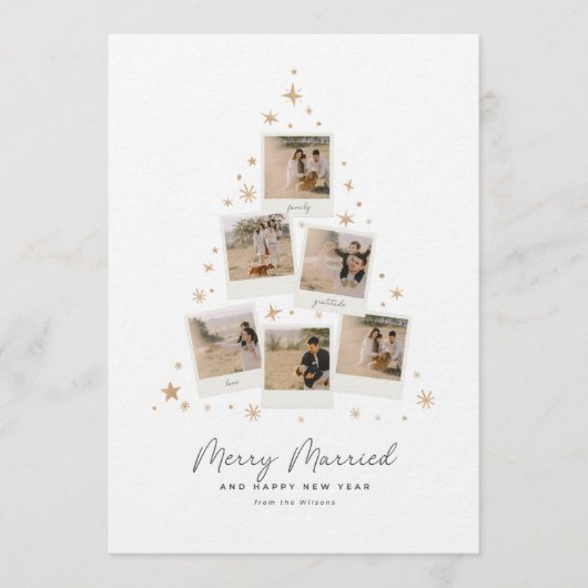 Rustic Merry Married Card Kaart (Voorkant)