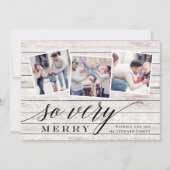 Rustic Merry | Vakantiefoto Collage Kaart (Voorkant)