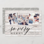 Rustic Merry | Vakantiefoto Collage Kaart (Voorkant / Achterkant)