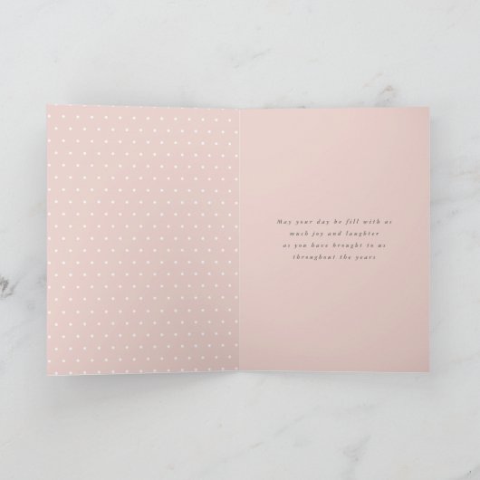 Rustic met mooie verjaardag kaart (Binnen)