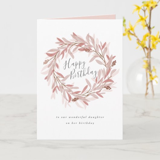 Rustic met mooie verjaardag kaart (Gele Bloem)