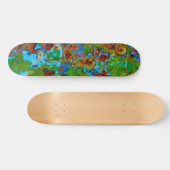 Rustic Metal Peeling Paint  Grunge Funny - Persoonlijk Skateboard (Horizontaal)